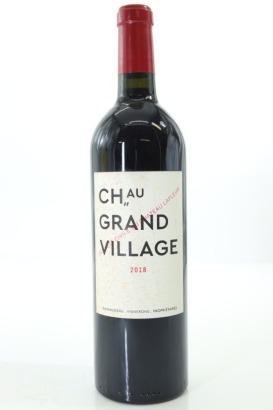 (1) 2018 Le Grand Village Rouge, Vin de France