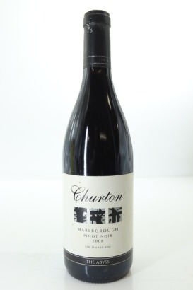 (1) 2008 Churton The Abyss Pinot Noir, Marlborough