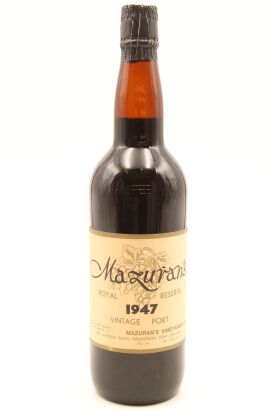 (1) 1947 Mazurans Royal Reserve Vintage Port, Auckland