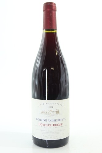 (1) 2014 Andre Brunel Cotes du Rhone Cuvee Sommelongue, France