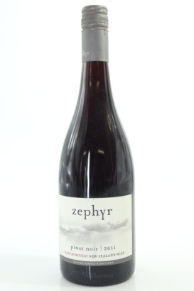 (1) 2011 Zephyr Pinot Noir, Marlborough