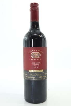 (1) 2016 Grant Burge 5th Generation Shiraz, Barossa