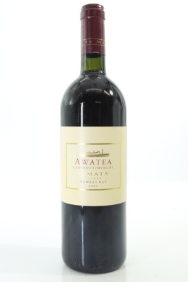 (1) 2002 Te Mata Estate Awatea Cabernet - Merlot, Hawke's Bay