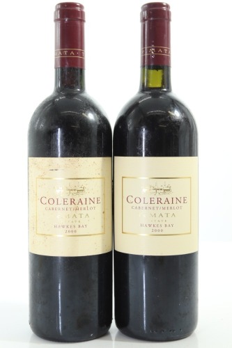 (2) 2000 Te Mata Estate Awatea Cabernet - Merlot, Hawke's Bay