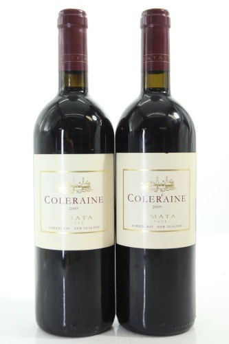 (2) 2009 Te Mata Estate Coleraine, Hawke's Bay