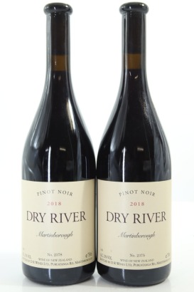 (2) 2018 Dry River Pinot Noir, Martinborough