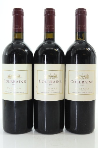 (3) 2009 Te Mata Estate Coleraine, Hawke's Bay