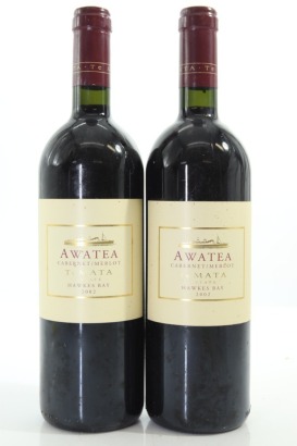 (2) 2002 Te Mata Estate Awatea Cabernet - Merlot, Hawke's Bay