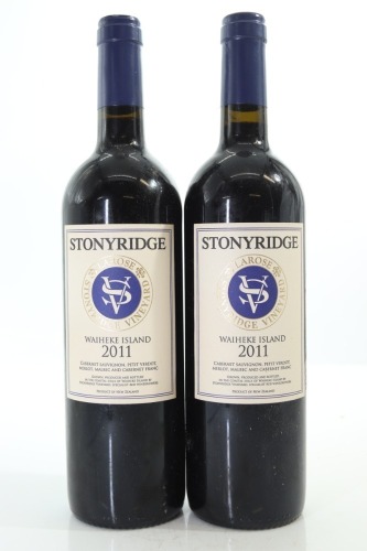 (2) 2011 Stonyridge Vineyard Larose, Waiheke Island