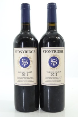 (2) 2011 Stonyridge Vineyard Larose, Waiheke Island