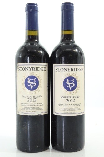 (2) 2012 Stonyridge Vineyard Larose, Waiheke Island (FL) (TL)