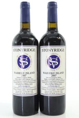 (2) 2007 Stonyridge Vineyard Larose, Waiheke Island