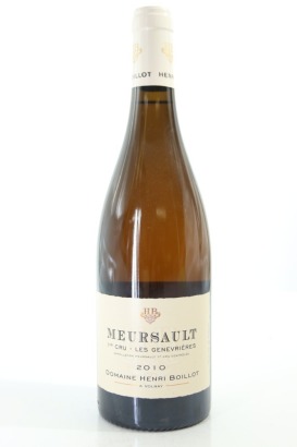 (1) 2010 Domaine Henri Boillot Les Genevrieres, Meursault Premier Cru