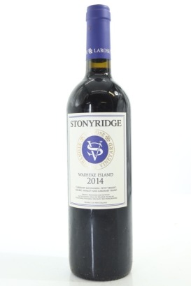 (1) 2014 Stonyridge Vineyard Larose, Waiheke Island