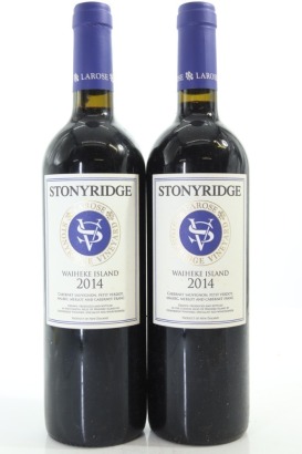 (2) 2014 Stonyridge Vineyard Larose, Waiheke Island