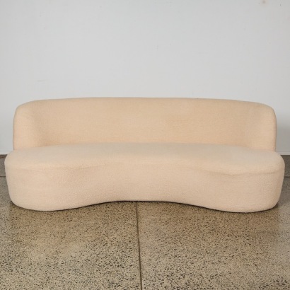 A Kindred Road Boucle Beige Sofa