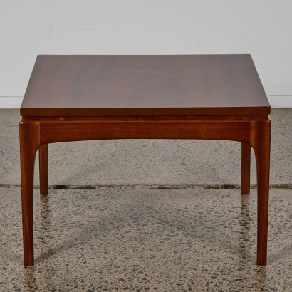 A Refurbished Solid Mahogany Mid Century Side Table