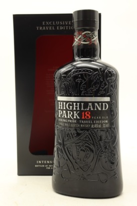 (1) Highland Park Viking Pride Travel Edition 18 Year Old Single Malt Scotch Whisky, 46% ABV (GB)