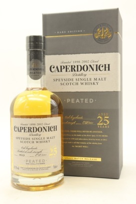 (1) Secret Speyside Caperdonich Small Batch Release Peated 25 Year Old Single Malt Scotch Whisky, 45.5% ABV (GB)