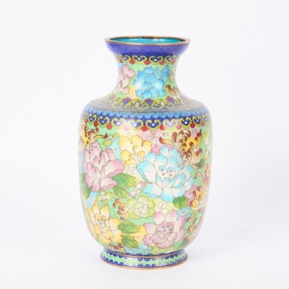 A 20 Century Chinese Cloisonn&eacute; Vase