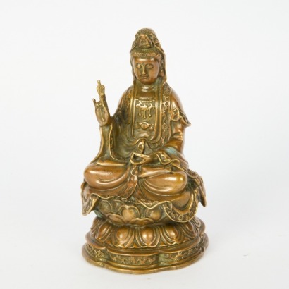 A Chinese Bronze Guanyin