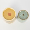 A Set of Two Chinese Brush Pots, One Black Painted with Landscape Motifs and One Celadon Crackle Glazed - 2