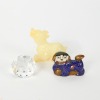 A Set of Three Chinese Pieces Comprising a Carved Jade Mythical Beast, a Cloisonn&eacute; Lion and a Crystal Ball