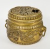 A Chinese Copper Charcoal Brazier