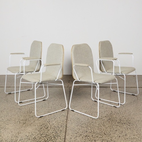 A Suite of Four Tim Webber Dining Chairs