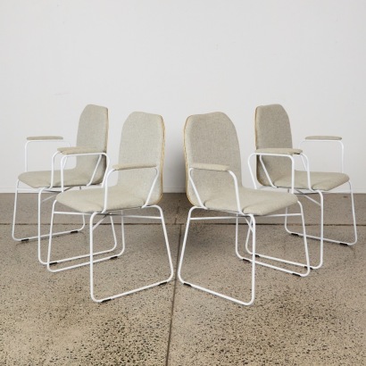 A Suite of Four Tim Webber Dining Chairs