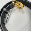 Gucci, Black Leather GG Marmont Belt with Box, Size 80 - 3