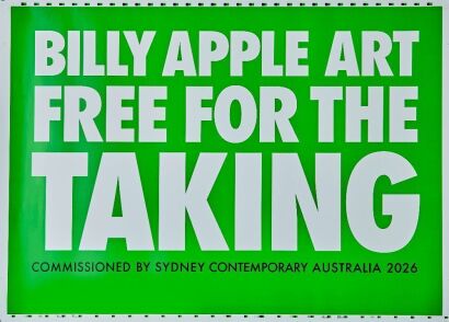 BILLY APPLE Free For The Taking Sydney Contemporary 2026