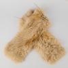 A Rabbit Fur Scarf in Blush