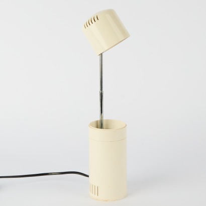 1970s White Foldable Telescopic Lamp