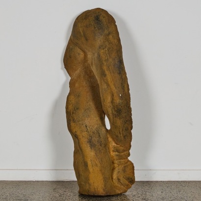 UNKNOWN ARTIST A Sculpted Figurative Wall Sculpture