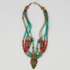 A Handmade German Silver Tribal Necklace