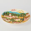 A Tuscan Hand-Painted Ceramic Wall Plate