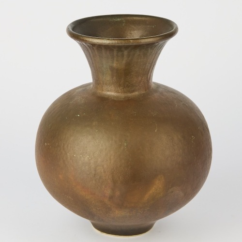 A Raku Fired Vase