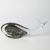 A Whale Glass Sculpture by FM Ronneby Sweden