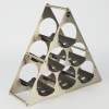 An AVANTI Triangular Modernist Wine Rack