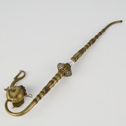 A Metal Smoking Pipe