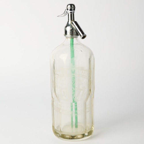 A "Grey & Menzies" (NZ) Glass Soda Syphon Bottle