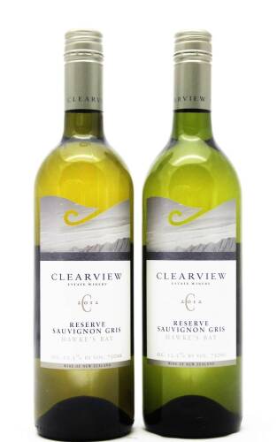 (2) 2012 Clearview Estate Sauvignon Gris