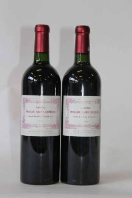 (2)&nbsp;1998 Chateau Moulin St George, St Emilion
