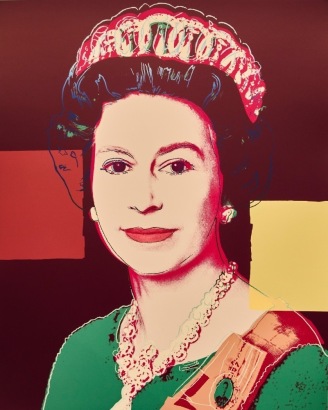AFTER ANDY WARHOL Queen Elizabeth II of the United Kingdom 11.335 from Warhol's REIGNING QUEENS series