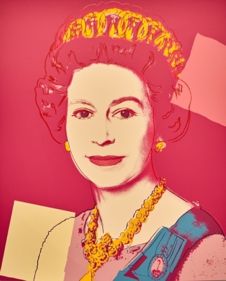 AFTER ANDY WARHOL Queen Elizabeth II of the United Kingdom 11.336 from Warhol's REIGNING QUEENS series