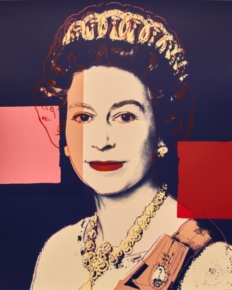 AFTER ANDY WARHOL Queen Elizabeth II of the United Kingdom 11.337 from Warhol's REIGNING QUEENS series