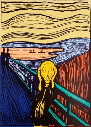 AFTER ANDY WARHOL The Scream - Orange