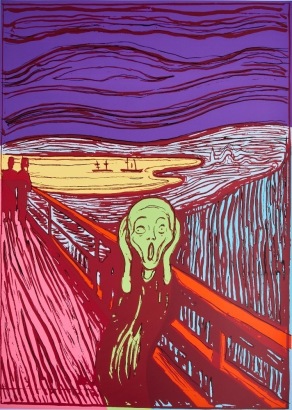 AFTER ANDY WARHOL The Scream - Green