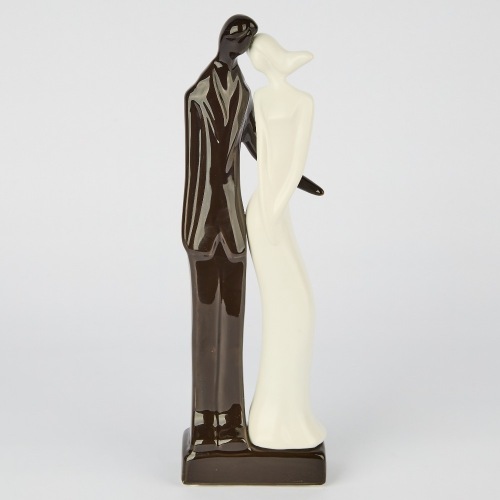 A Porcelain Couple Sculpture